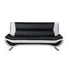 Veloce Stationary Leather Look Sofa (8219-3) image 1