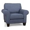 Fauteuil fixe en tissu (2323-C) image 1