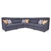 Mobilier modulaire 4-pièces inclinable en tissu (2949-54/2949-04/2949-23/2949-14) image 1