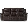 Bastrop Reclining Leather Look Sofa (8230BRW-3) image 1