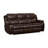 Bastrop Reclining Leather Look Sofa (8230BRW-3) image 2