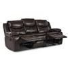 Bastrop Reclining Leather Look Sofa (8230BRW-3) image 4