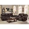 Bastrop Reclining Leather Look Sofa (8230BRW-3) image 5