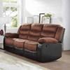 Walter Reclining Fabric Sofa (Walter Reclining Sofa - Austin Chocolate) image 1