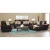 Stationary Fabric Loveseat (1000 - Chocolate) image 2