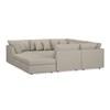 Beckham Fabric Sectional (Beckham 2676 Pit Sectional - Straw) image 1