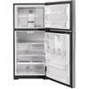 33-inch, 21.9 cu.ft. Freestanding Top Freezer Refrigerator with Upfront Fresh Food Temperature Controls (GTS22KSNRSS) image 3