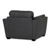 Burnam Stationary Leather Match Chair (Burnam 77889-02 Chair - Thunder) image 4