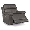 Finley Leather Match Recliner with Wall Recline (Finley 41134-35 Chair Wallhugger Recliner - Slate) image 3