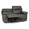 Causeuse inclinable motorisée Finley en cuir et aspect cuir (Finley 41134-63) image 5