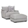 Antonia Stationary Leather Chair (909-88 LM90-06) image 1