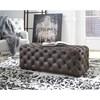 Lister Leather Look Ottoman (A3000171) image 2