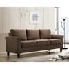 Denmark Stationary Fabric Sofa (Denmark - Brown) image 1