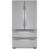36-inch, 27 cu.ft. Freestanding French 4-Door Refrigerator with SmartDiagnosis™ (LMWS27626S) image 1
