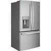 36-inch, 27.7 cu.ft. Freestanding French 3-Door Refrigerator with External Water and Ice Dispensing System (PFE28KYNFS) image 2