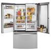 36-inch, 22.1 cu.ft. Counter-Depth French 3-Door Refrigerator with External Water and Ice Dispensing System (PYD22KYNFS) image 10
