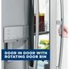 36-inch, 22.1 cu.ft. Counter-Depth French 3-Door Refrigerator with External Water and Ice Dispensing System (PYD22KYNFS) image 12
