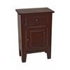 1-Drawer Nightstand (MC1355 Small Nightstand - Vintage Cola) image 1