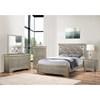 Bonita Queen Bed (Bonita 1445 Queen Bed with Upholstered Headboard) image 2