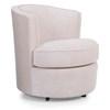 Swivel Fabric Accent Chair (2694 Swivel Accent Chair - White) image 1