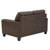 Navi Stationary Leather Look Loveseat (9400335) image 4