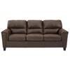 Navi Stationary Leather Look Sofa (9400338) image 1