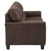 Navi Stationary Leather Look Sofa (9400338) image 3