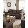 Navi Stationary Leather Look Sofa (9400338) image 7
