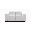 Budapest Power Reclining Leather Loveseat (BUDAPEST-041/BUDAPEST-042-Illusion White) image 1