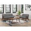 Damala Stationary Fabric Loveseat (1138GY-2) image 3