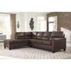 Navi Leather Look 2 pc Sectional (9400316/9400367) image 3