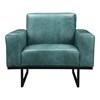 Brock Stationary Leather Chair (QN-1015-36) image 1