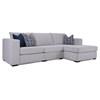 Power Reclining Fabric 2 pc Sectional (2900 Sofa Chaise with Power Recliner and Storage) image 3