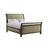 Chatham Gray Queen Upholstered Sleigh Bed (CH670QB) image 1