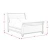 Chatham Gray Queen Upholstered Sleigh Bed (CH670QB) image 10