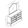 Jesse 7-Drawer Kids Dresser (JS700DRMR) image 4