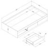 Navali 12715 Mates Bed with 3 Storage Drawers image 6