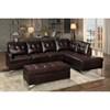 Barrington Leather Look Ottoman (8378BRW-4) image 3