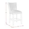 Francesca Counter Height Dining Chair (CFC700CVSC) image 13