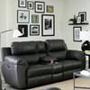 Sorrento Power Reclining Leather Match Loveseat with Console (64729 1225-58/3025-58) image 1