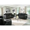 Sorrento Power Reclining Leather Match Loveseat with Console (64729 1225-58/3025-58) image 2