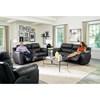 Sorrento Power Reclining Leather Match Loveseat with Console (64729 1225-58/3025-58) image 3