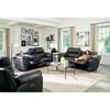 Sorrento Power Reclining Leather Match Loveseat with Console (64729 1225-58/3025-58) image 4