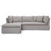 Mobilier modulaire 2-pièces Georgia en tissu (7075-06/7075-09) image 1