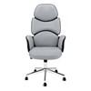 I 7322 Office Chair - Grey Leather-Look image 2