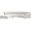 Anabella Fabric 3 pc Sectional (697Cream-Sec-3PC) image 1