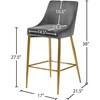 Karina Counter Height Stool (789Grey-C) image 5