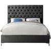 Cruz Full Upholstered Panel Bed (CruzGrey-F) image 5