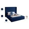Kiki Full Upholstered Platform Bed (KikiNavy-F) image 10