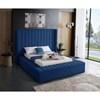 Kiki Full Upholstered Platform Bed (KikiNavy-F) image 3